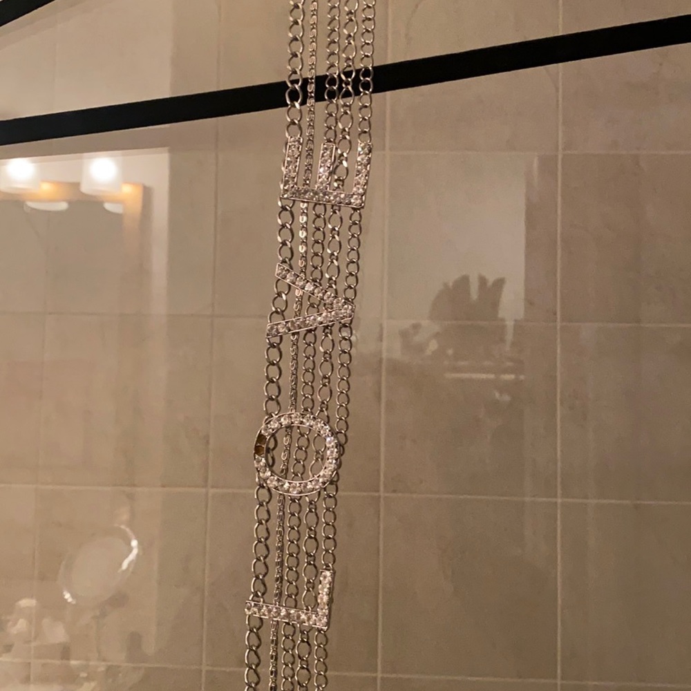 LOVE Rhinestone Belt